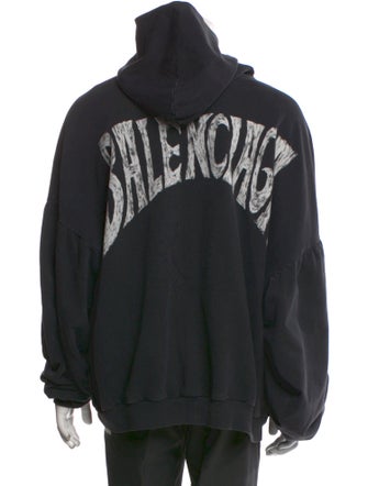 Balenciaga 2023 Graphic Print Hoodie
