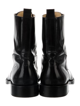 Balenciaga Leather Combat Boots