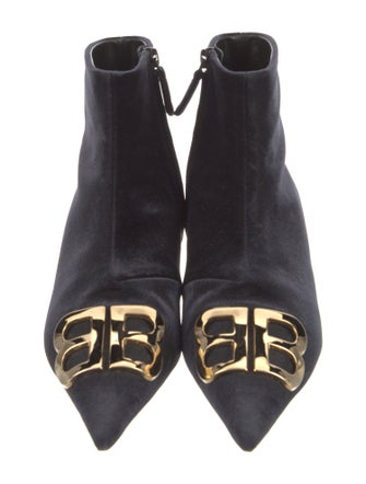 Balenciaga Velvet Boots
