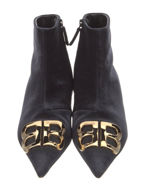 Balenciaga Velvet Boots