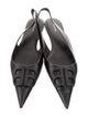 Balenciaga Leather Slingback Flats