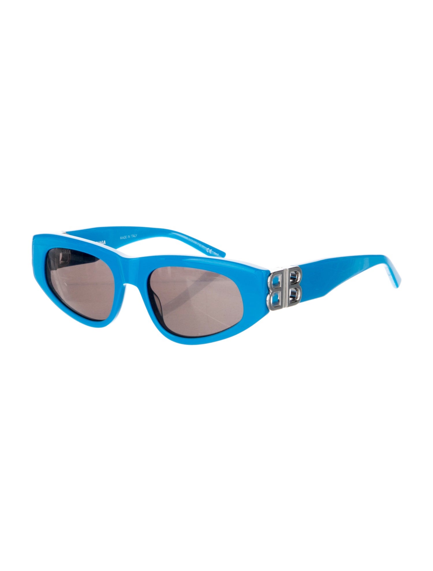 Balenciaga Square Mirrored Sunglasses