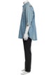 Balenciaga 2018 Three-Quarter Sleeve Denim Shirt