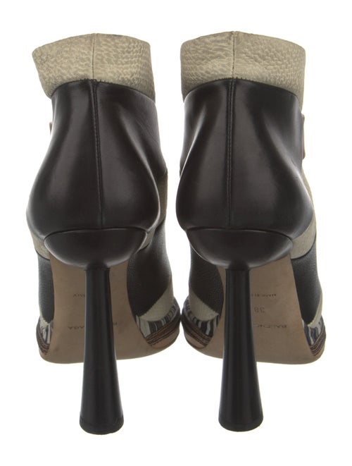 Balenciaga Leather Printed Boots