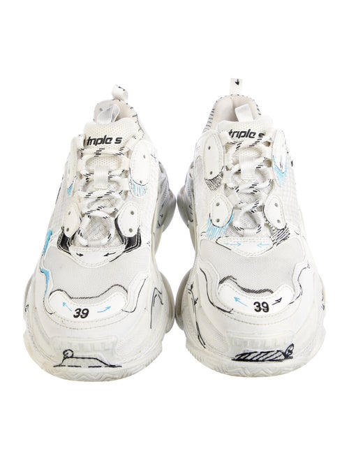 Balenciaga Triple S 'Sketch' Chunky Sneakers