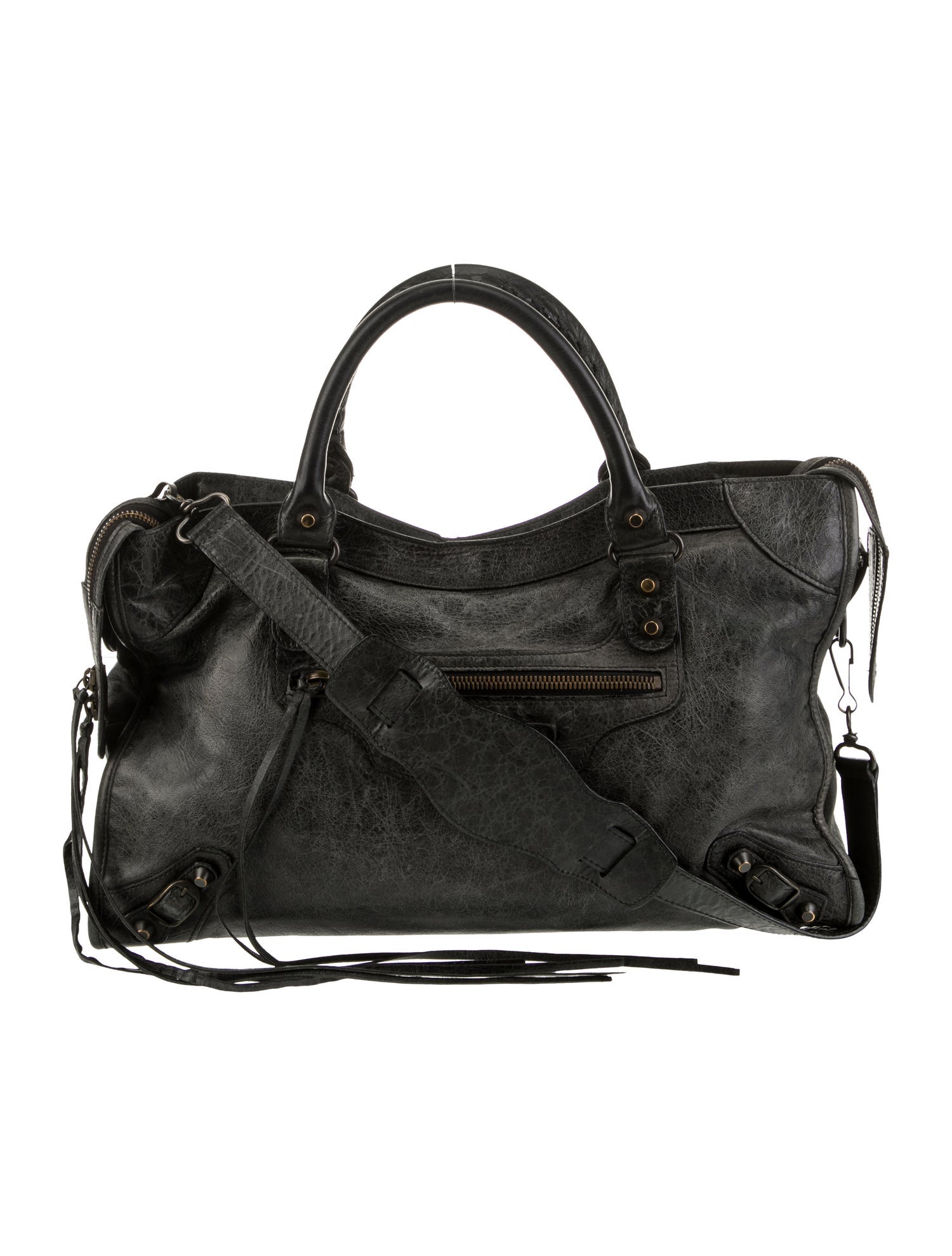 Balenciaga Leather Motocross Classic City