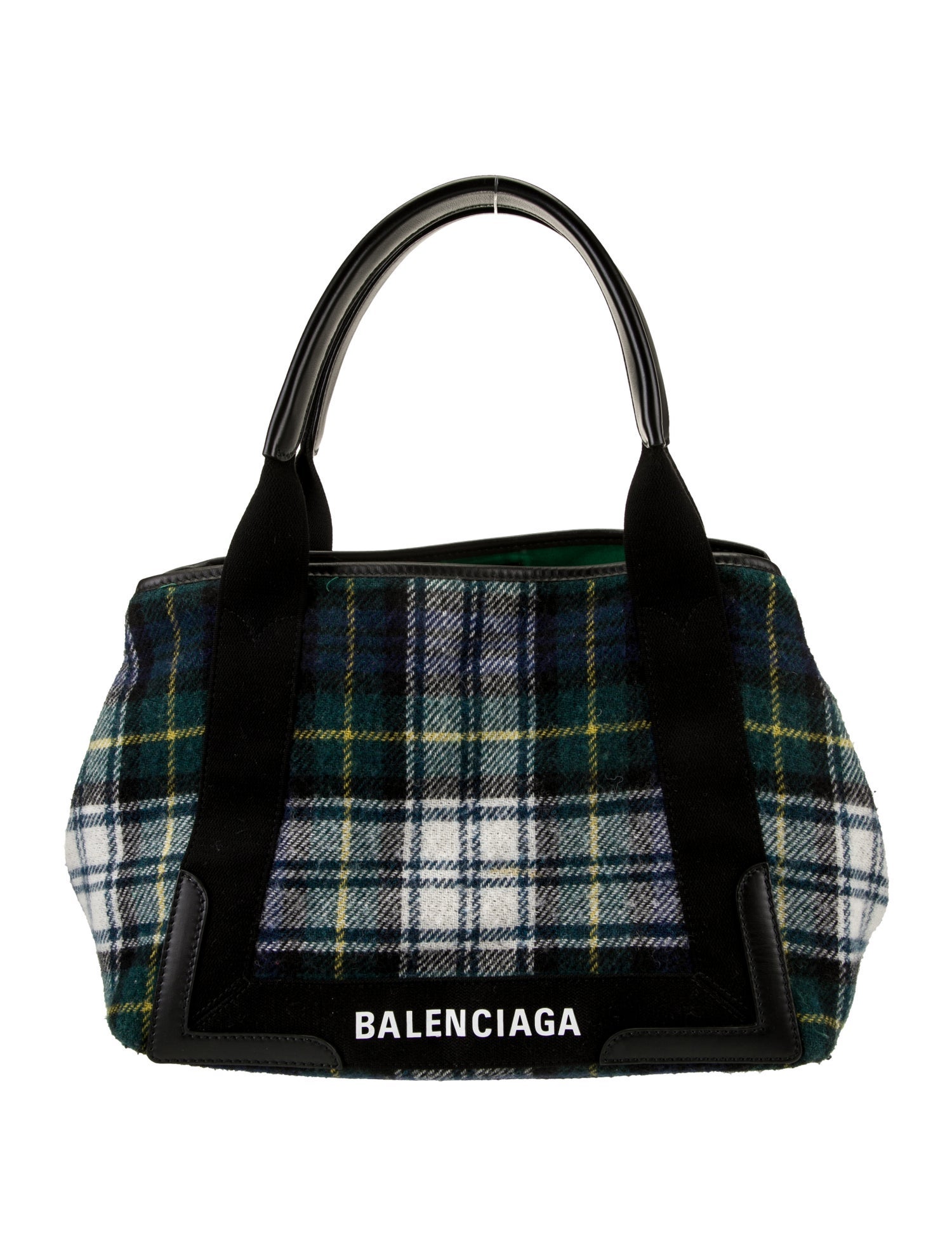 Balenciaga Wool Top Handle Bag Small