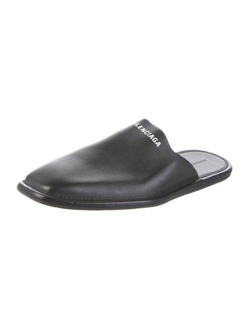 Balenciaga Leather Slippers