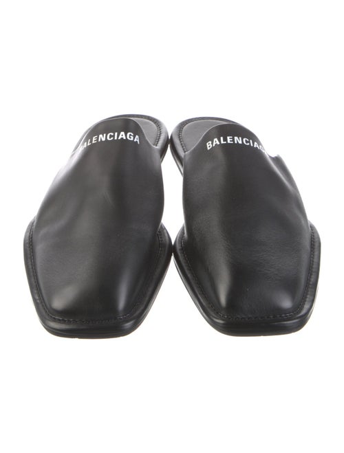 Balenciaga Leather Slippers
