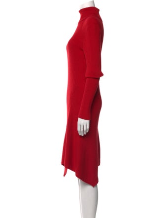 Balenciaga Virgin Wool Knee-Length Dress