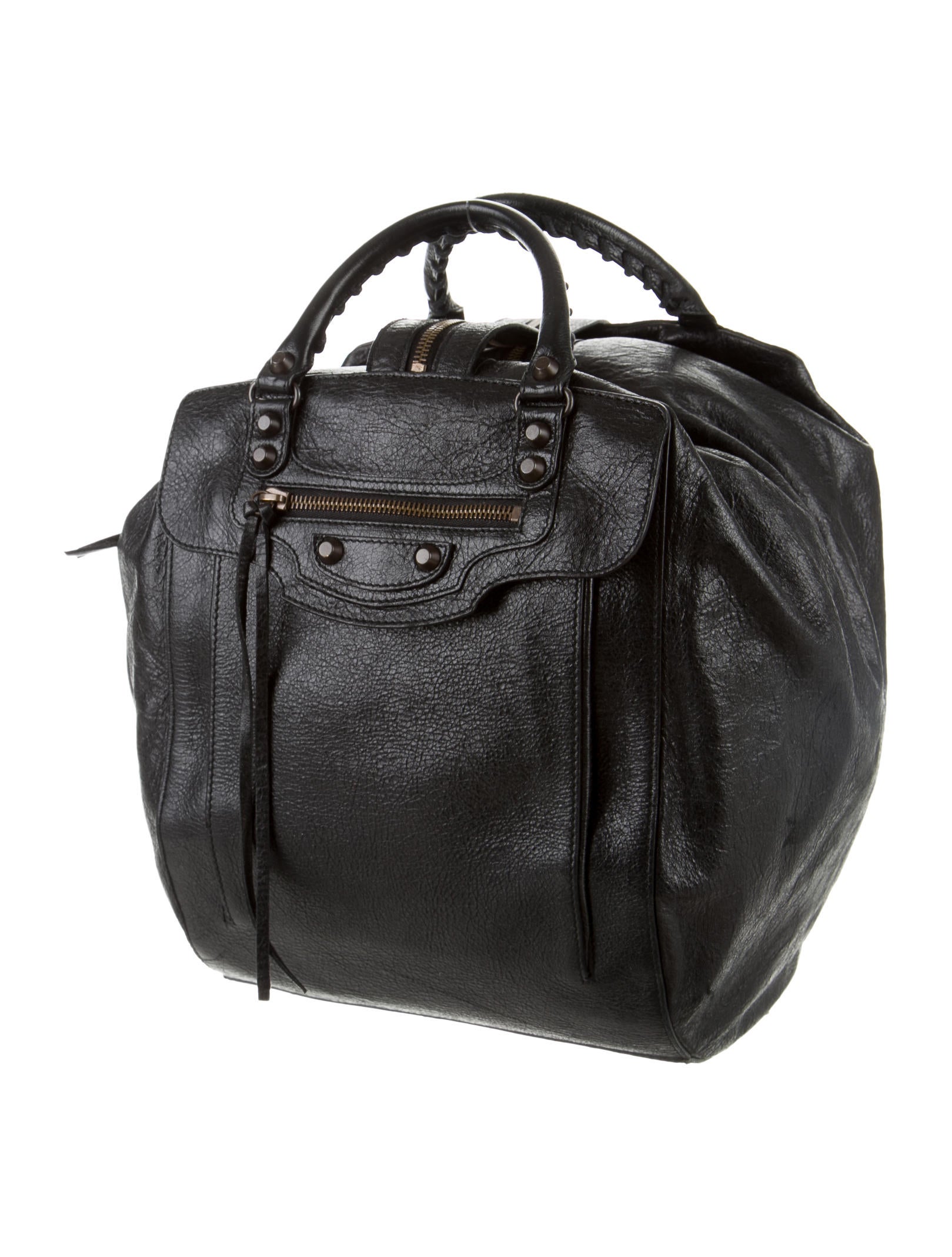バレンシアガ　バッグ Balenciaga Motocross Classic Zip Traveler Backpack - Black