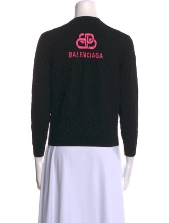 Balenciaga 2019 Logo Back Sweater