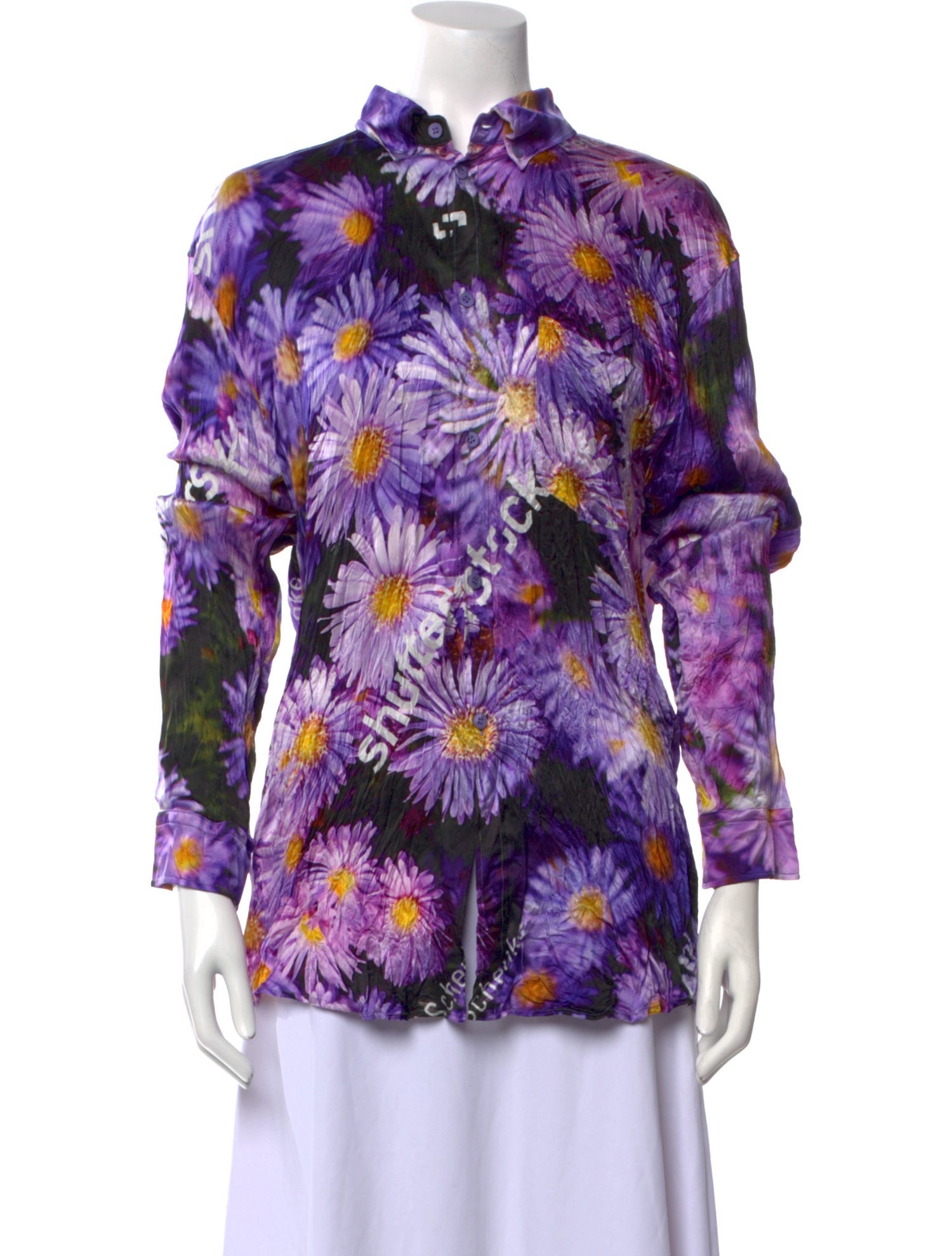 Balenciaga 2021 Silk Blouse