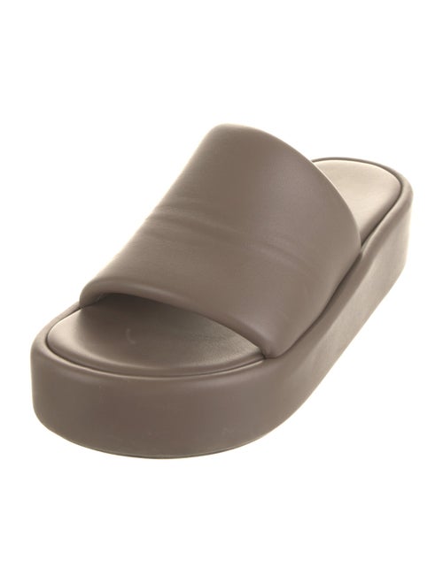 Balenciaga Leather Slides