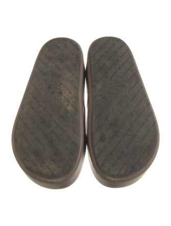 Balenciaga Leather Slides