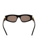 Balenciaga Square Tinted Sunglasses