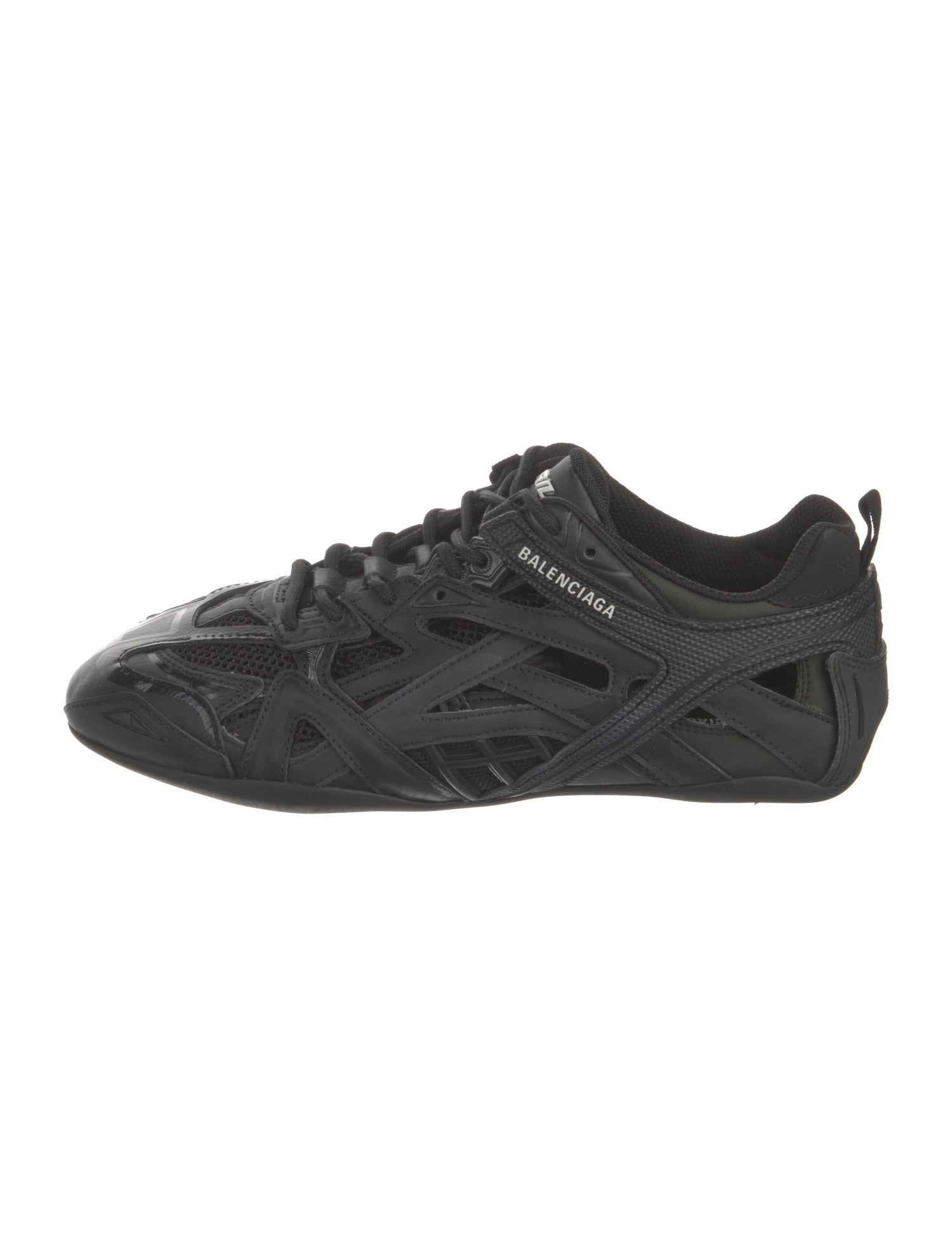 スニーカー BALENCIAGA Drive Nylon Mesh Sneakers BALENCIAGA Mesh Nylon Womens Track Sneakers 38 Violet White