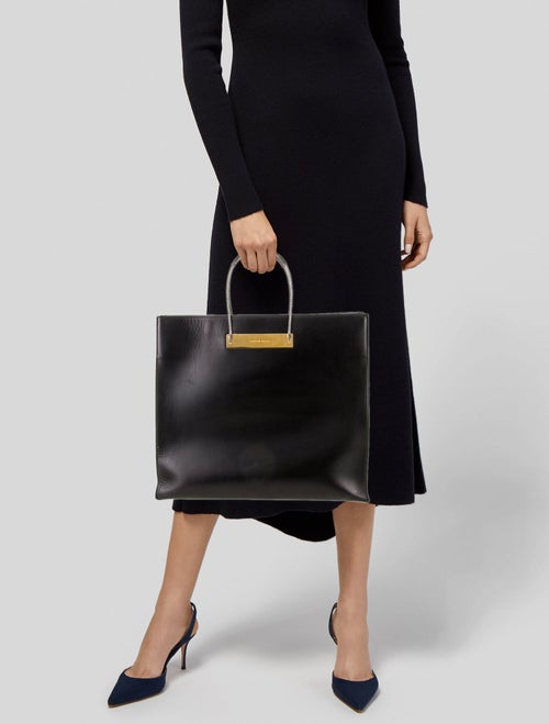 Balenciaga Leather Top Handle Bag Medium