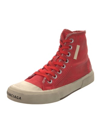 Balenciaga Paris 'Destroyed - Red' Sneakers