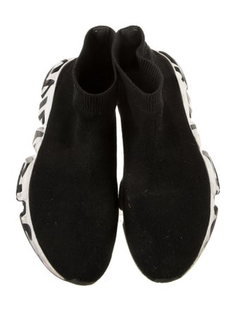 Balenciaga Speed Trainer 'Graffiti' Sock Sneakers