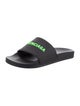 Balenciaga Rubber Graphic Print Slides