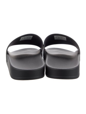 Balenciaga Rubber Graphic Print Slides