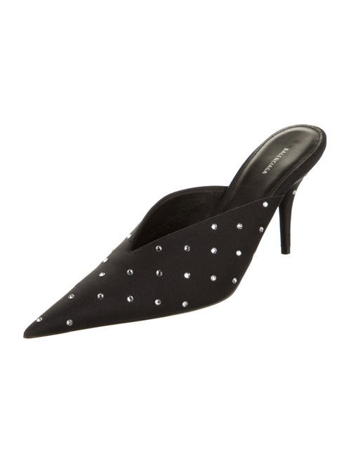 Balenciaga Crystal Embellishments Mules