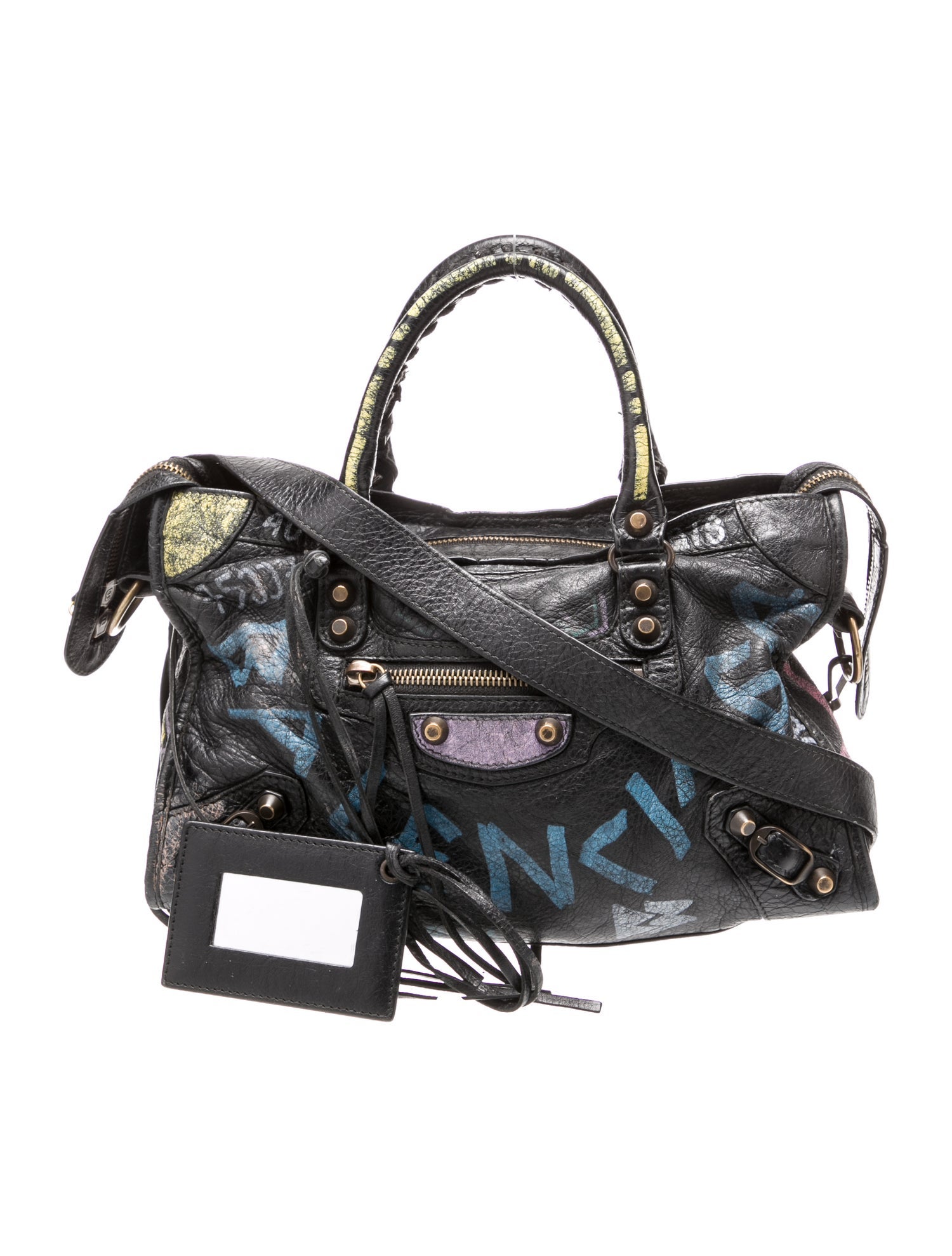 Balenciaga Lambskin Motocross Classic City