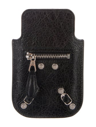 Balenciaga Leather Studded Bag Accessory