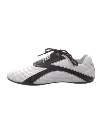 Balenciaga Leather Colorblock Pattern Sneakers