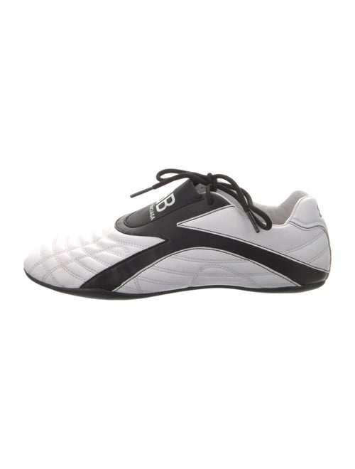 Balenciaga Leather Colorblock Pattern Sneakers