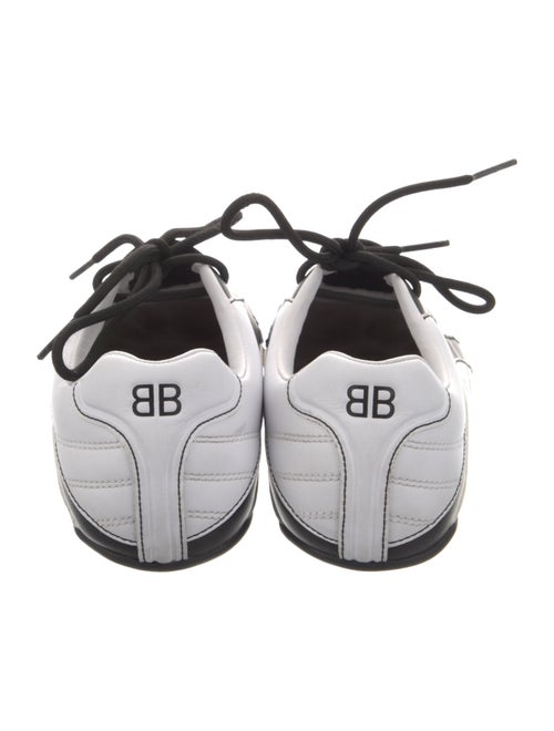 Balenciaga Leather Colorblock Pattern Sneakers
