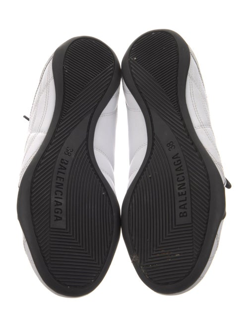 Balenciaga Leather Colorblock Pattern Sneakers