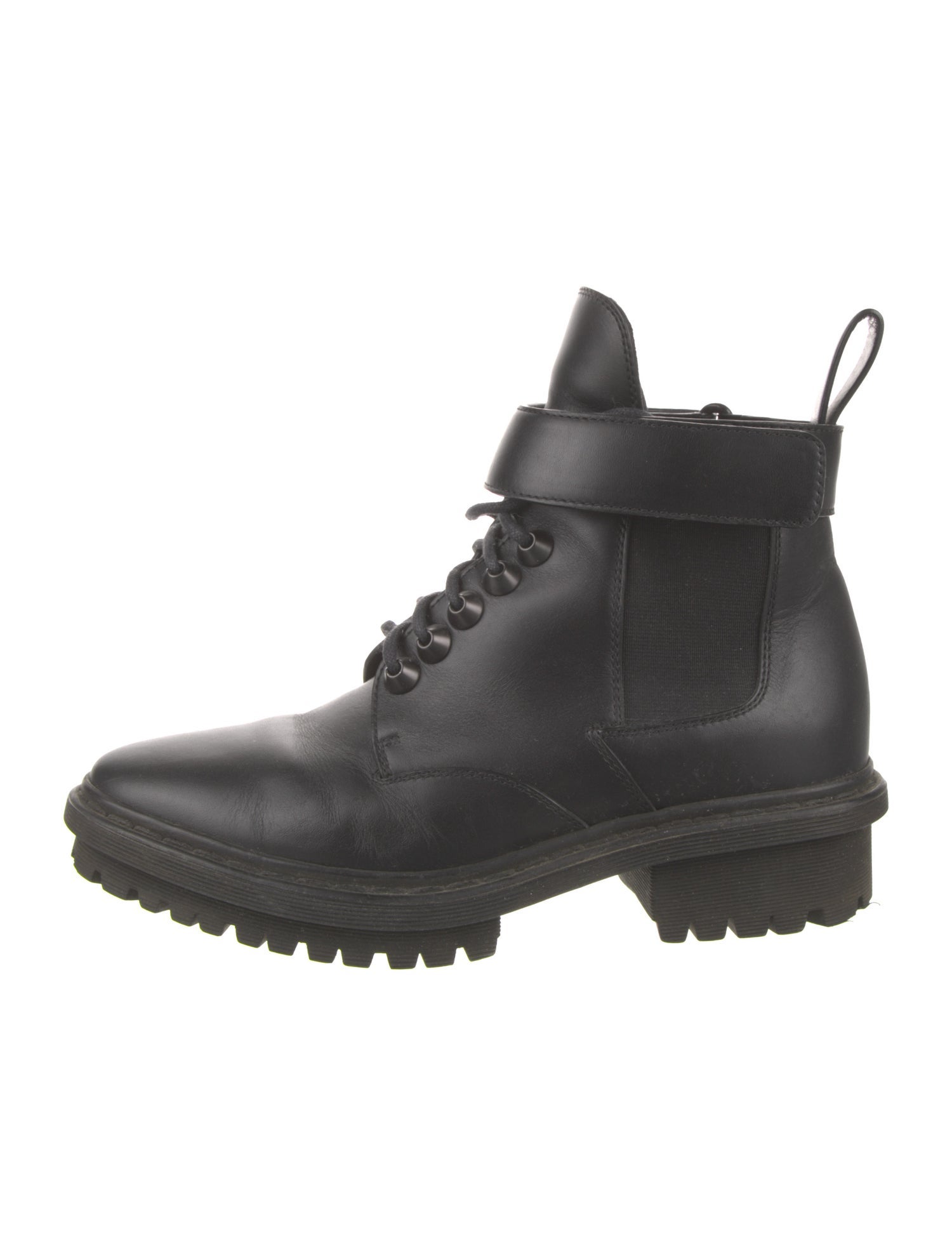 Balenciaga Leather Combat Boots
