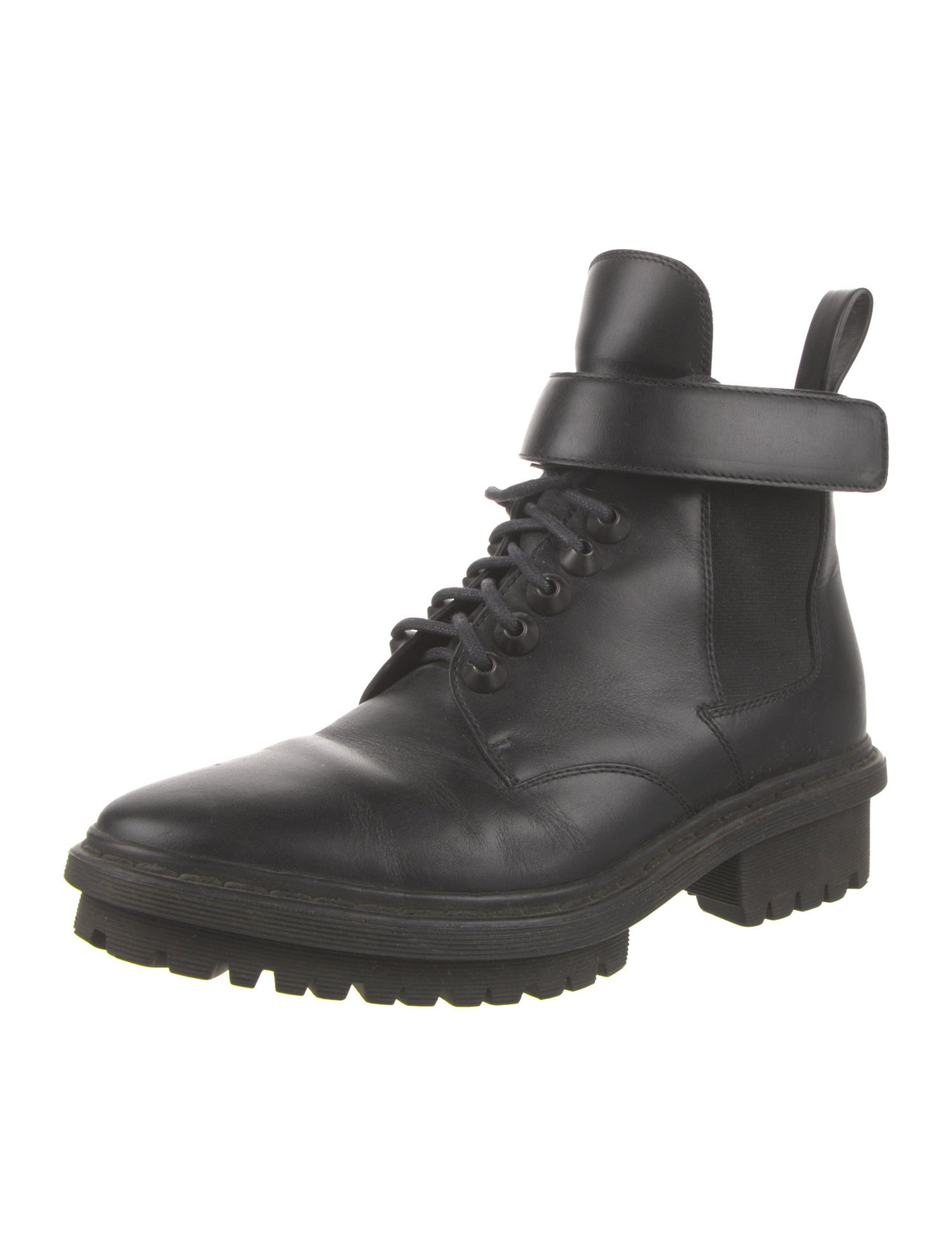 Balenciaga Leather Combat Boots