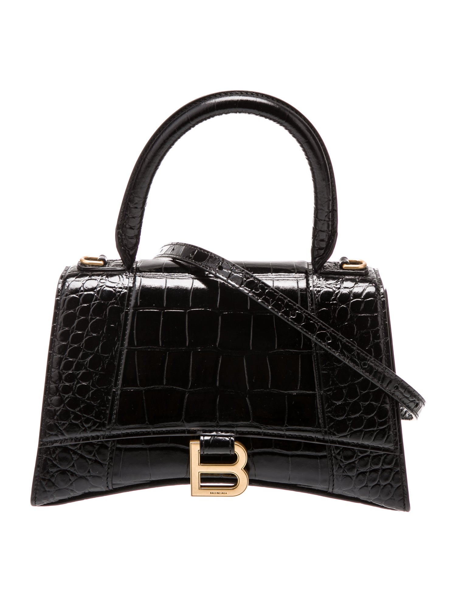 Balenciaga Embossed Leather Hourglass Small