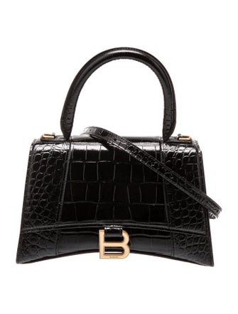 Balenciaga Embossed Leather Hourglass Small