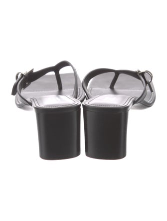 Balenciaga Bel Air Leather Slides