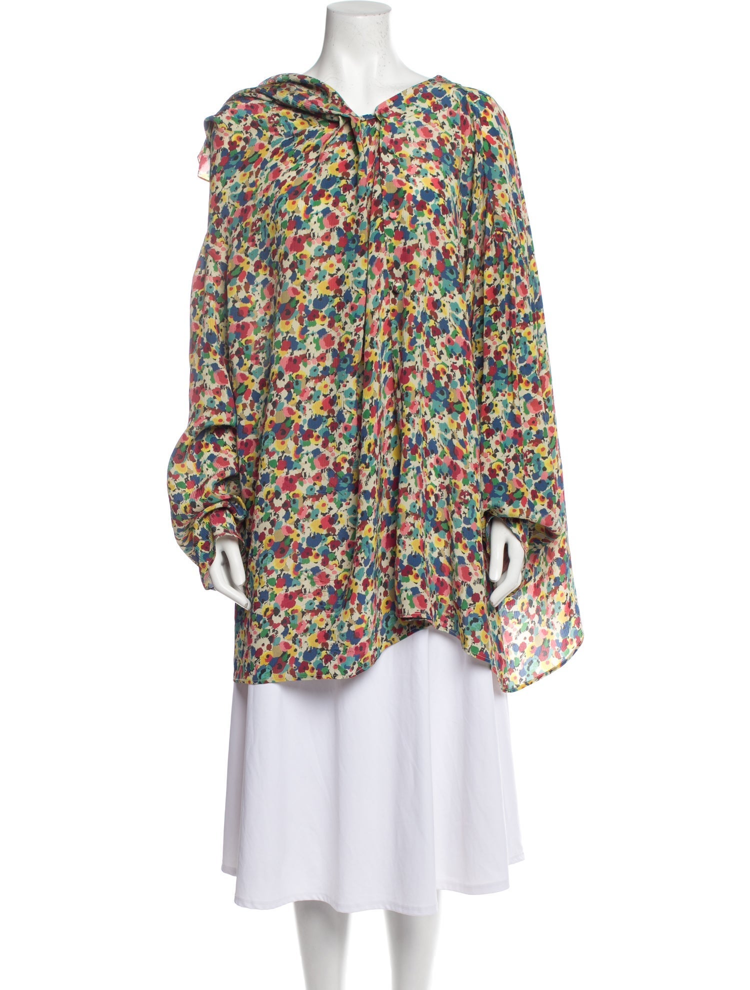 Balenciaga 2018 Silk Tunic