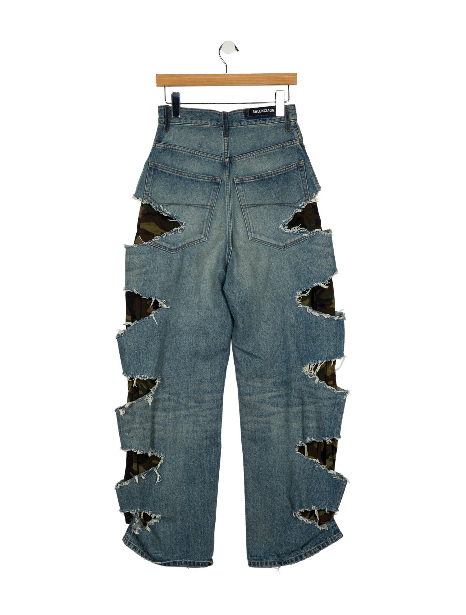 Balenciaga 2021 Wide Leg Jeans