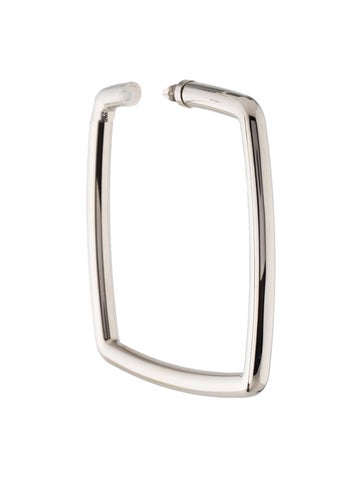 Balenciaga Hoop Square Earring