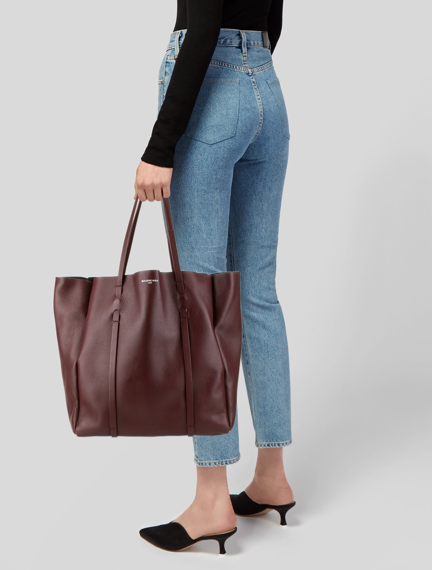 Balenciaga Leather Tote Large