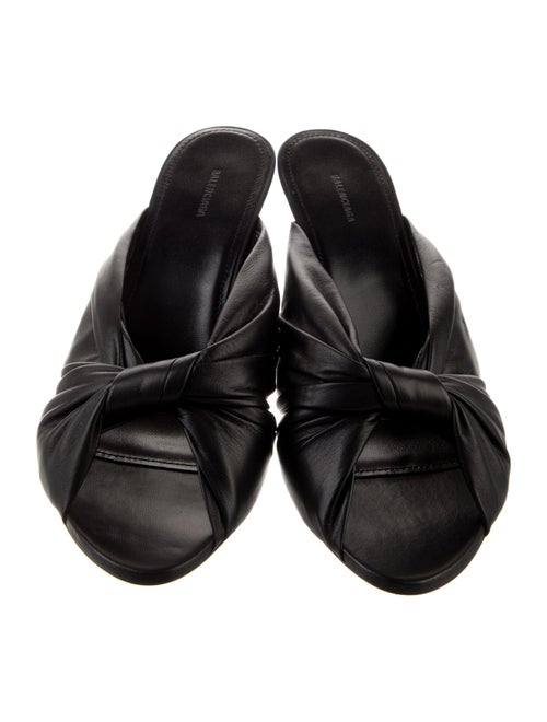 Balenciaga Leather Slides