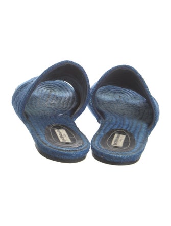 Balenciaga Raffia Slides