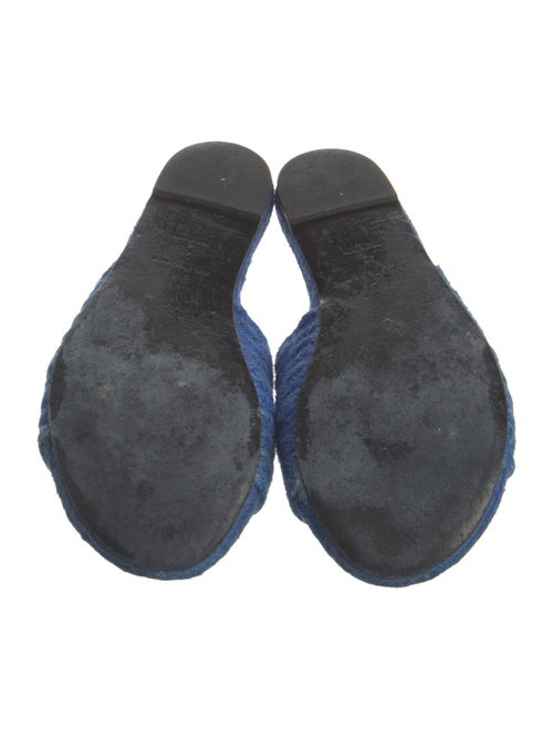 Balenciaga Raffia Slides