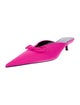 Balenciaga Satin Bow Accents Mules