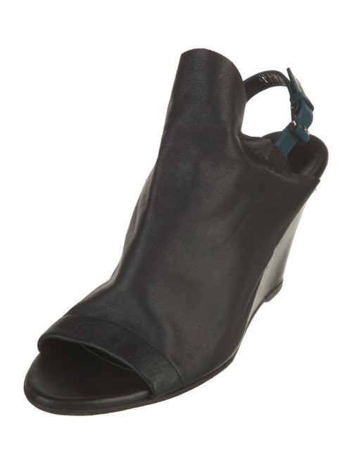 Balenciaga Leather Slingback Sandals