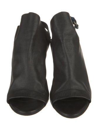 Balenciaga Leather Slingback Sandals
