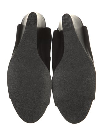 Balenciaga Leather Slingback Sandals