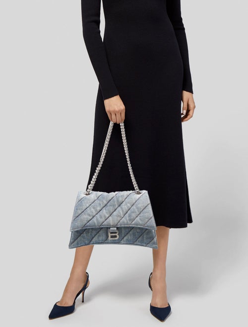 Balenciaga Denim Shoulder Bag